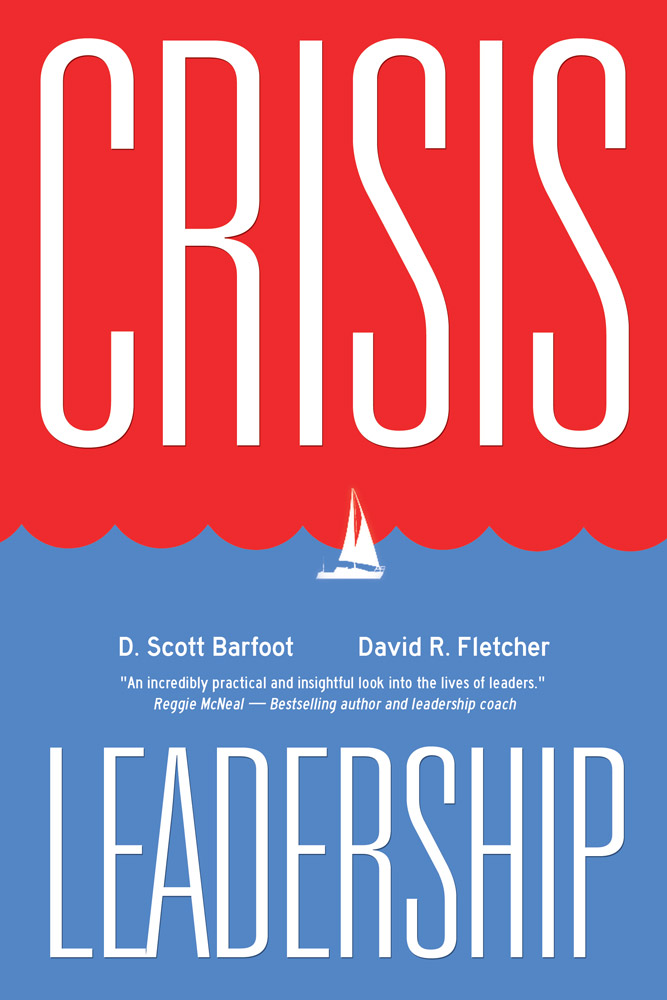 Alternate book cover design for Crisis Leadership.