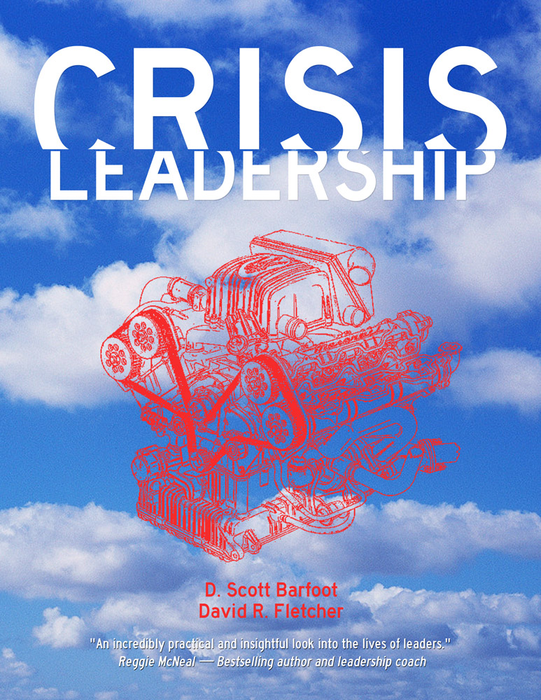 Alternate book cover design for Crisis Leadership.