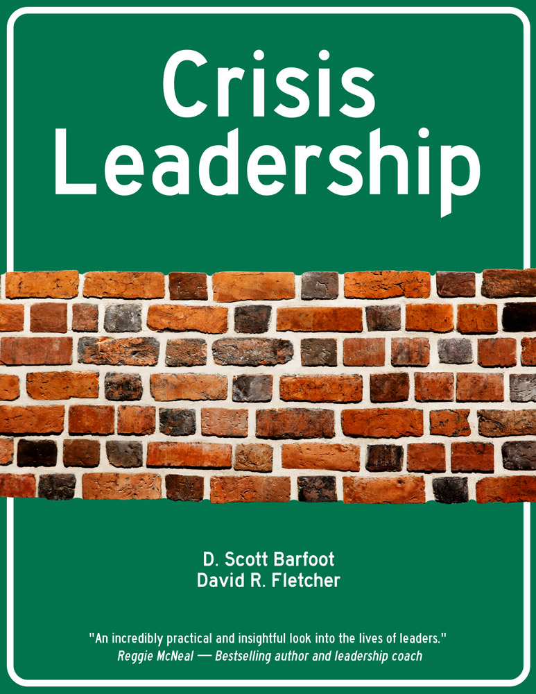 Alternate book cover design for Crisis Leadership.