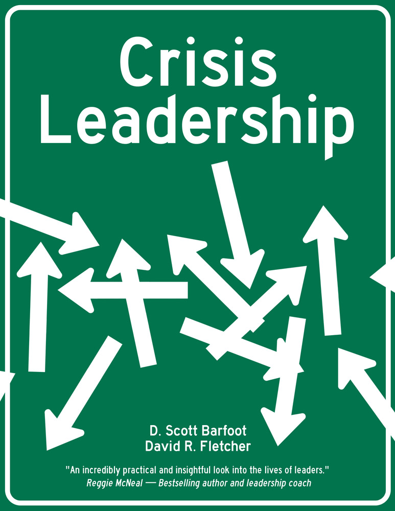 Alternate book cover design for Crisis Leadership.