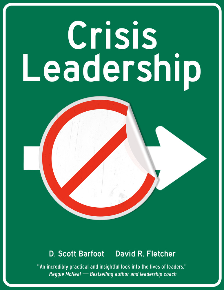 Alternate book cover design for Crisis Leadership.