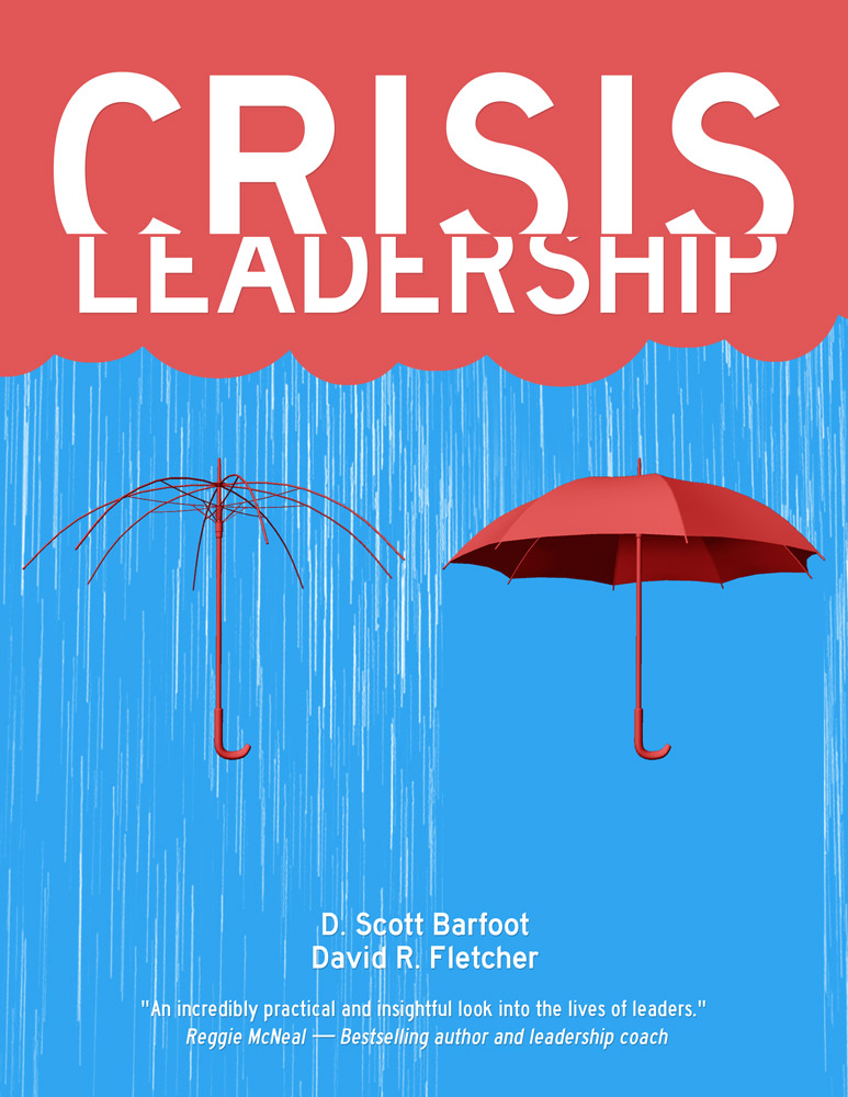 Alternate book cover design for Crisis Leadership.