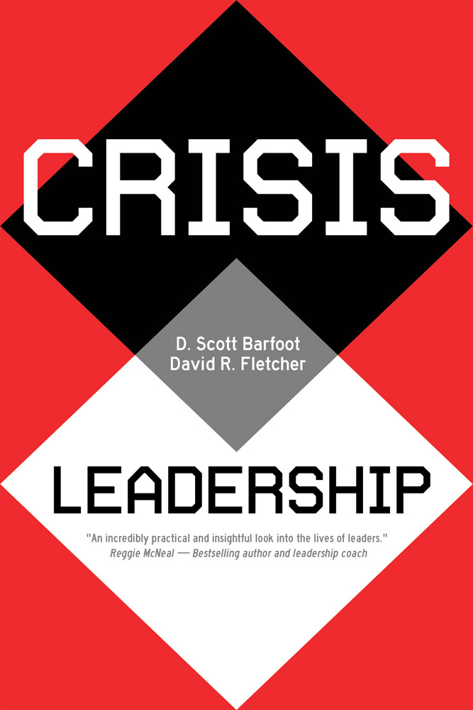 Alternate book cover design for Crisis Leadership.