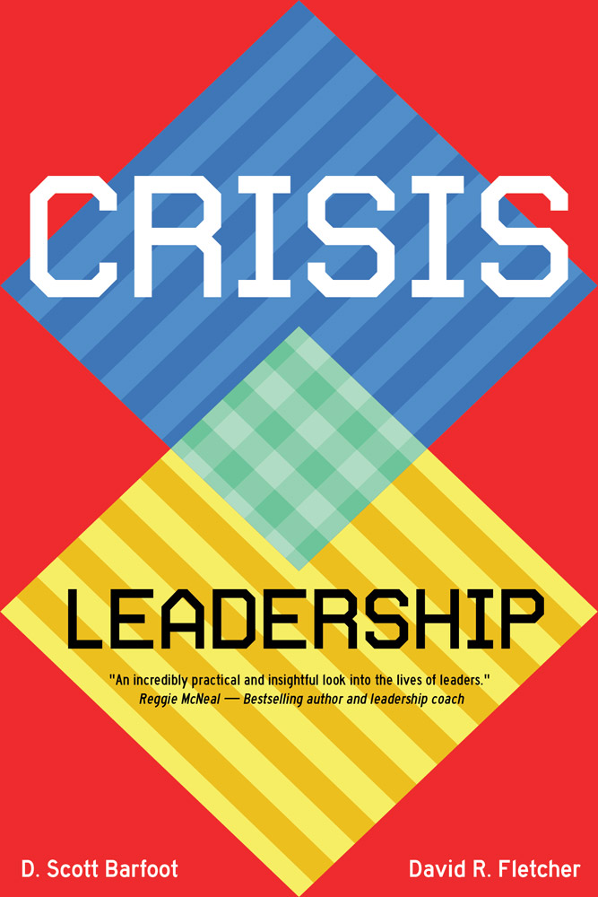 Alternate book cover design for Crisis Leadership.