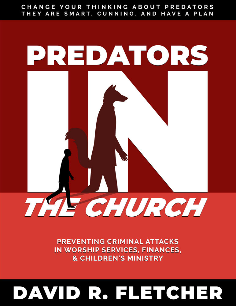 Book cover design for Predator In The Church.