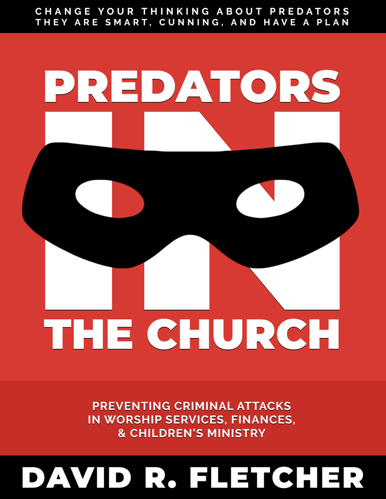 Alternate book cover design for Predator In The Church.