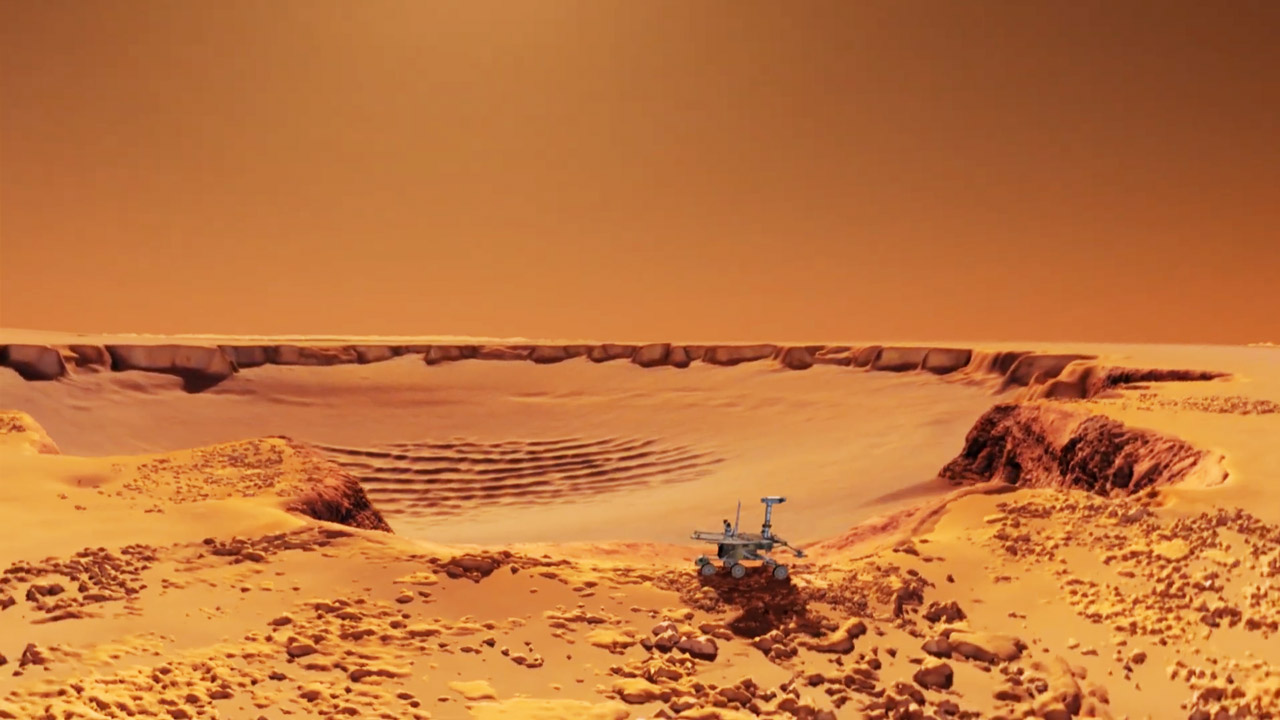 Still from Destination Mars Planetarium Show