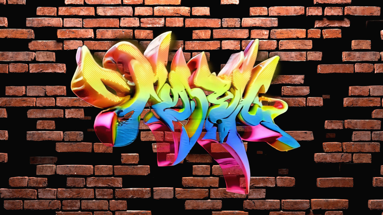 Still from Wildstyle Graf VJ pack.